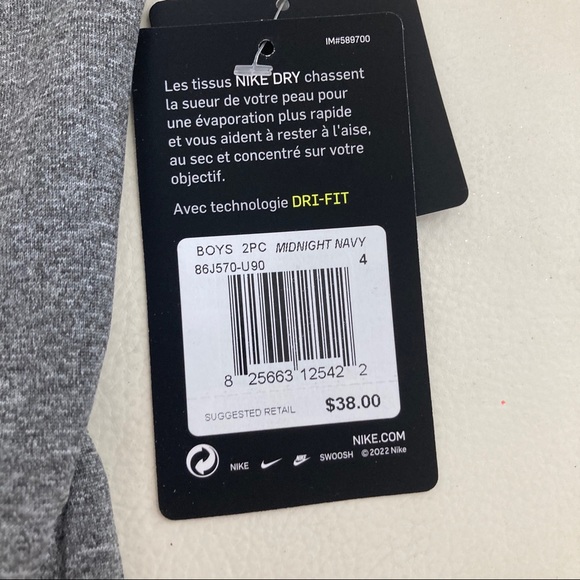 Nike boy active shorts top outfit 5123 - Picture 4 of 11